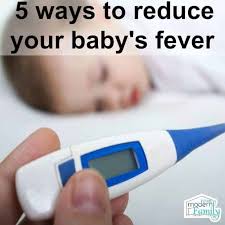 reduce fever in your baby or toddler
