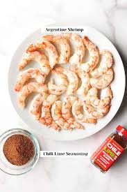 argentine red shrimp in the air fryer