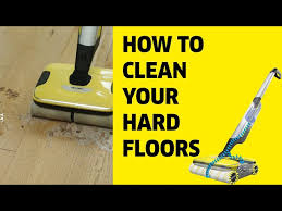 how to clean your hard floors with a