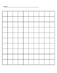 100 Chart Blank Worksheets Teaching Resources Tpt