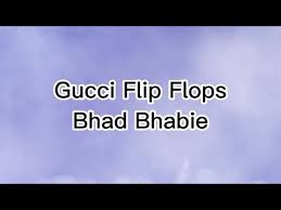bhad bhabie gucci flip flops s