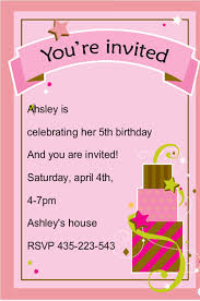 5th Birthday Invitation Cards Fresh Free 5th Birthday Party How To