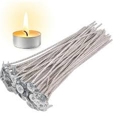 50 pieces candle wick pre waxed