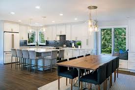 An Open Concept Kitchen Dining And