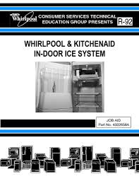 whirlpool in door ice system service