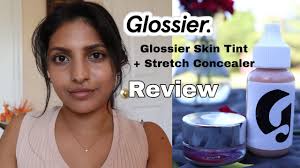glossier skin tint and stretch