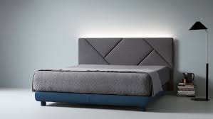 Double Bed Contemporary Fabric Upholstered Opus By