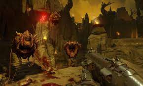 Some games are timeless for a reason. Doom Review A Ludicrous Yet Compelling Return To Shooter Basics Games The Guardian