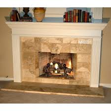 Limestone Striped Fireplace Handcrafted