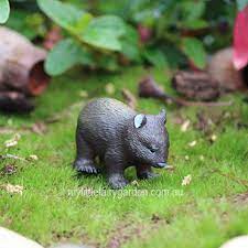 Wombat Fairy Garden Ornaments