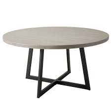 Ester Grey Wash Ash Round Dining Table