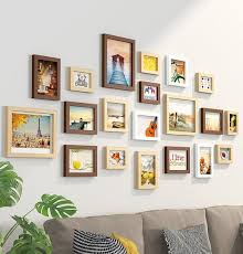 20 Pieces Set Wood Picture Frame Set