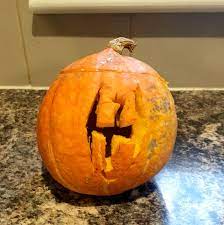 Skyrim Pumpkin | My first time pumpkin carving. (Swipe) : r/skyrim