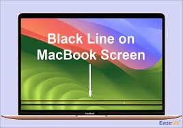 black line on macbook screen how to fix