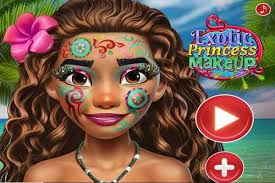 exotic princess makeup games play