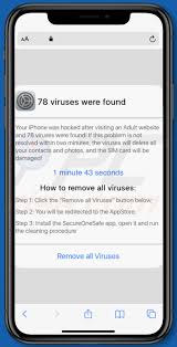 Apple has always been focused on making the iphone as secure as possible and with the release of ios. How To Get Rid Of Your Iphone Was Hacked After Visiting An Adult Website Pop Up Scam Mac Virus Removal Guide Updated