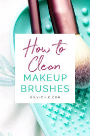 easy essential oil makeup brush cleaner