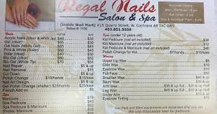 Check spelling or type a new query. Regal Nail Salon Prices Nails Magazine