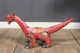 Folk Art Steel T Rex Dinosaur Sculpture