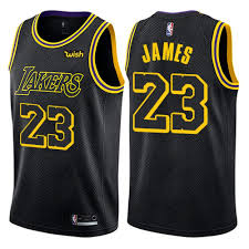 Majestic Athletic Lebron James 23 Los Angeles Lakers Swingman Mens Jersey