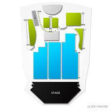 Clyde Theatre 2019 Seating Chart