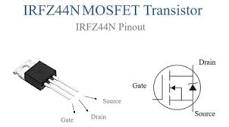 Image result for irfz44n mosfet components