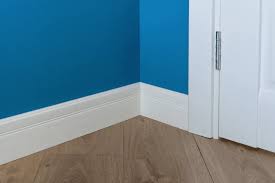 baseboards with mitered inside corners
