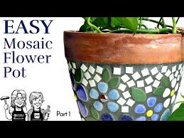 Diy Easy Mosaic Ceramic Flower Pot