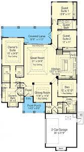 Plan Zr 33028 1 3 One Story 3 Bed