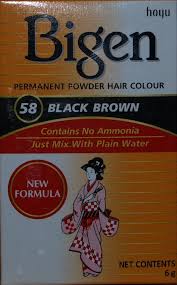 Buy Bigen Hair Color 58 Black Brown 0 21 Oz By Bigen In