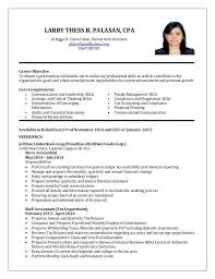 Resume Sample For Fresh Graduate Accounting Website Templates