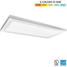 Ceiling lights are the main source of light for a room and can transform any space into a vibrant interior, with character and ambience. Luxrite 1x2 Ft Led Panel 22w Ultra Thin Ceiling Light Fixture 5 Color Selectable 2100 Lumens Flush Mount Damp Rated Ul Listed Walmart Com Walmart Com