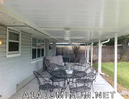 Aluminum Patio Cover With Flat Pan In