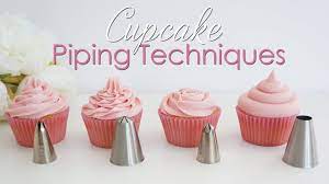 cupcake piping techniques tutorial