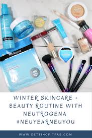 winter skincare beauty routine with