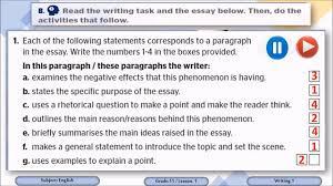 Group writing activities for english learners are few and far between. Grade 11 Science English Writing 4b A Cause Effect Essay 1 Youtube