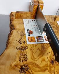 olive wood biltong cutter