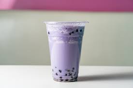 what is taro milk tea taste caffeine