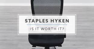 staples hyken mesh office chair is it