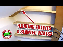 Floating Shelves On An Angled Wall