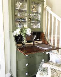 Desk with hutch entitled as an antique secretary desk old ideas interior decoration painted secretary desk wood with a reputable dealer. Antique And Vintage Secretary Desks Are Some Of My Favorite Pieces To Update And Paint They Vintage Secretary Desk Furniture Makeover Painted Secretary Desks