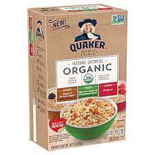 quaker instant oatmeal organic non gmo