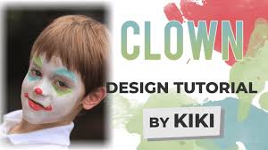 clown face painting tutorial you