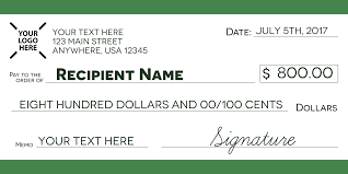 Signage 101 Giant Check Uses And Templates Signs Com Blog