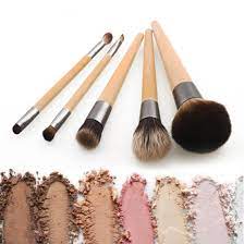makeup brushes free sles 5pcs bamboo