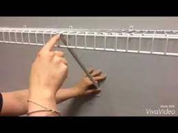 how to install wire shelving the home