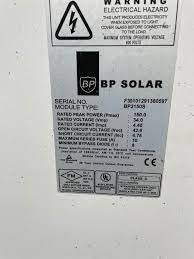 solar panel bp solar bp 2150s