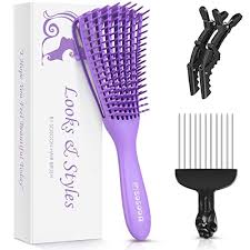 Product title wet brush original detangler hair brush pink average rating: Buy Detangling Brush Hair Detangler Brush For Natural Hair Hair Brush Comb For African American 3a To 4c Texture Kinky Wavy Curly Coily Thick Long Dry Wet Hair Detangling Knots Easily No Pull No Pain Online In Turkey