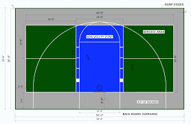 multi sport pickleball basketball court