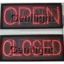 led open closed sign led sign led